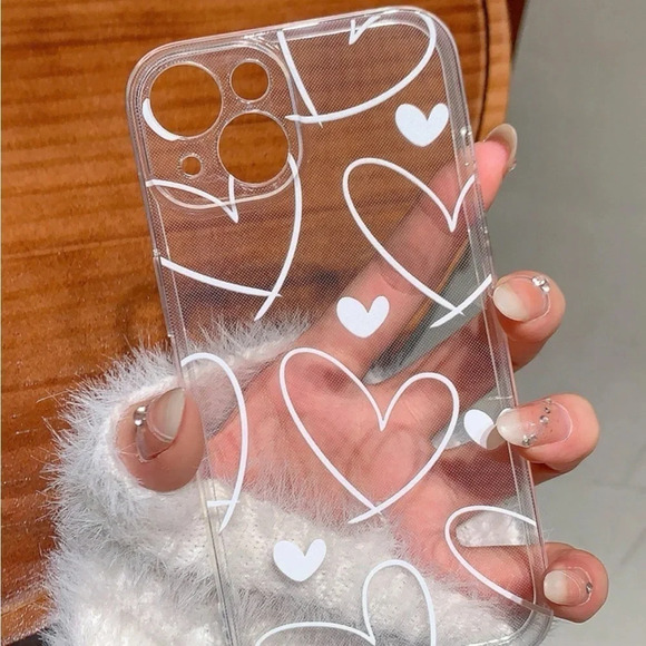⚠️Clearance iPhone 14/Pro/Pro Max Hearts Phone Case - Picture 3 of 4